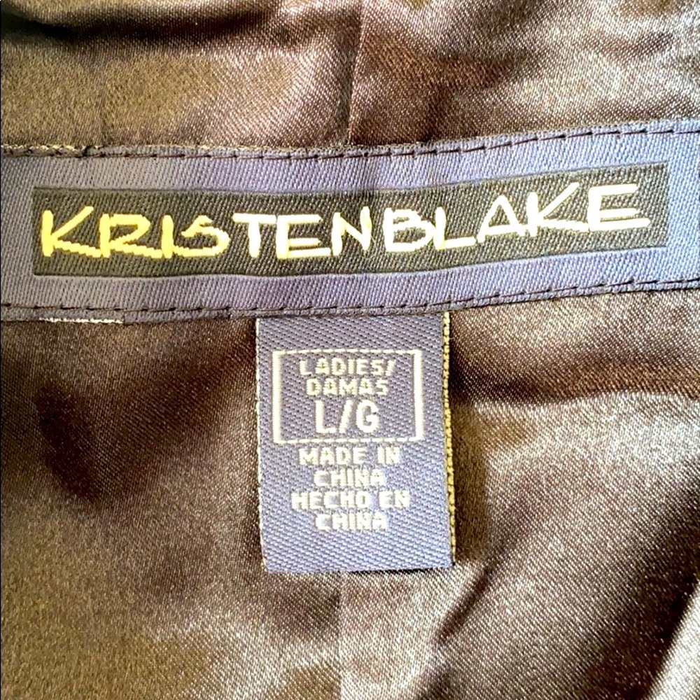 CRISTENBLAKE BLACK FUR VEST SIZE -L - Picture 7 of 7